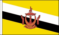 Brunei Hand Waving Flags